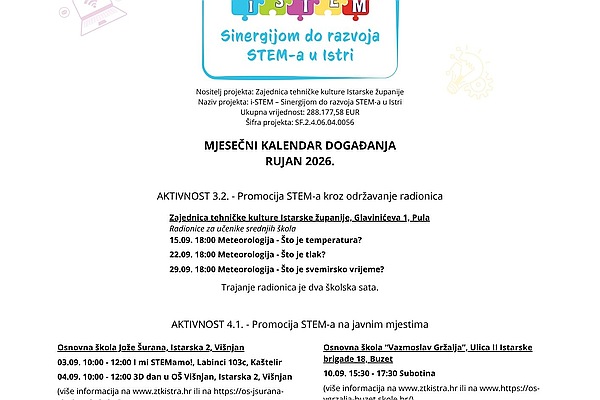Povratak u školu s i-STEMom