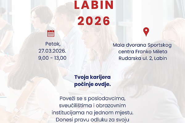 SAJAM POSLOVA LABIN 2026. Dođi, upoznaj, odluči!
