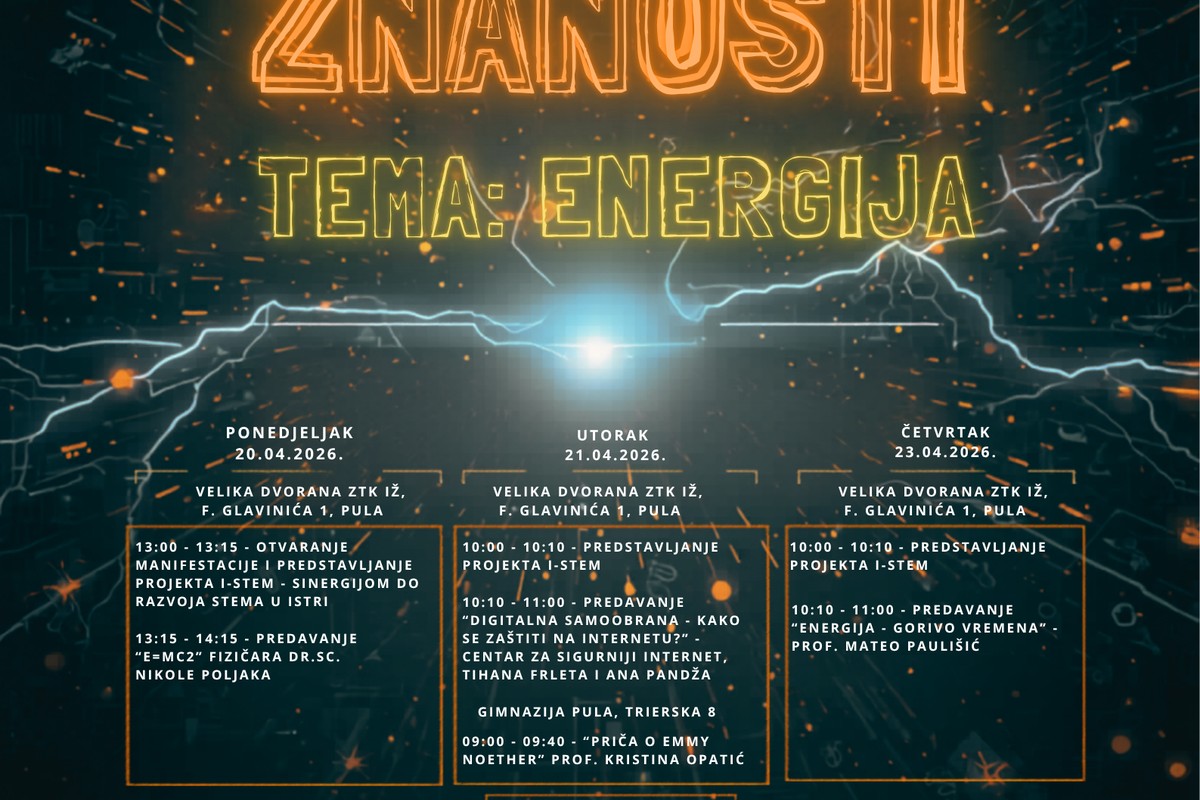 Festival znanosti u Puli: Od antimaterije do galaktičkih megastruktura!