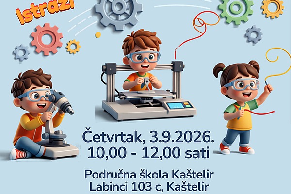 I mi STEMamo! uz i-STEM – znanost, kreativnost i tehnologija stižu u Kaštelir