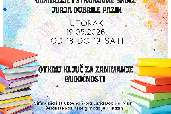 Dan otvorenih vrata Gimnazije i strukovne škole Jurja Dobrile Pazin uz i-STEM