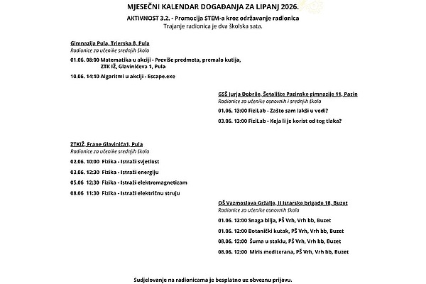 Započni ljeto s i-STEM-om