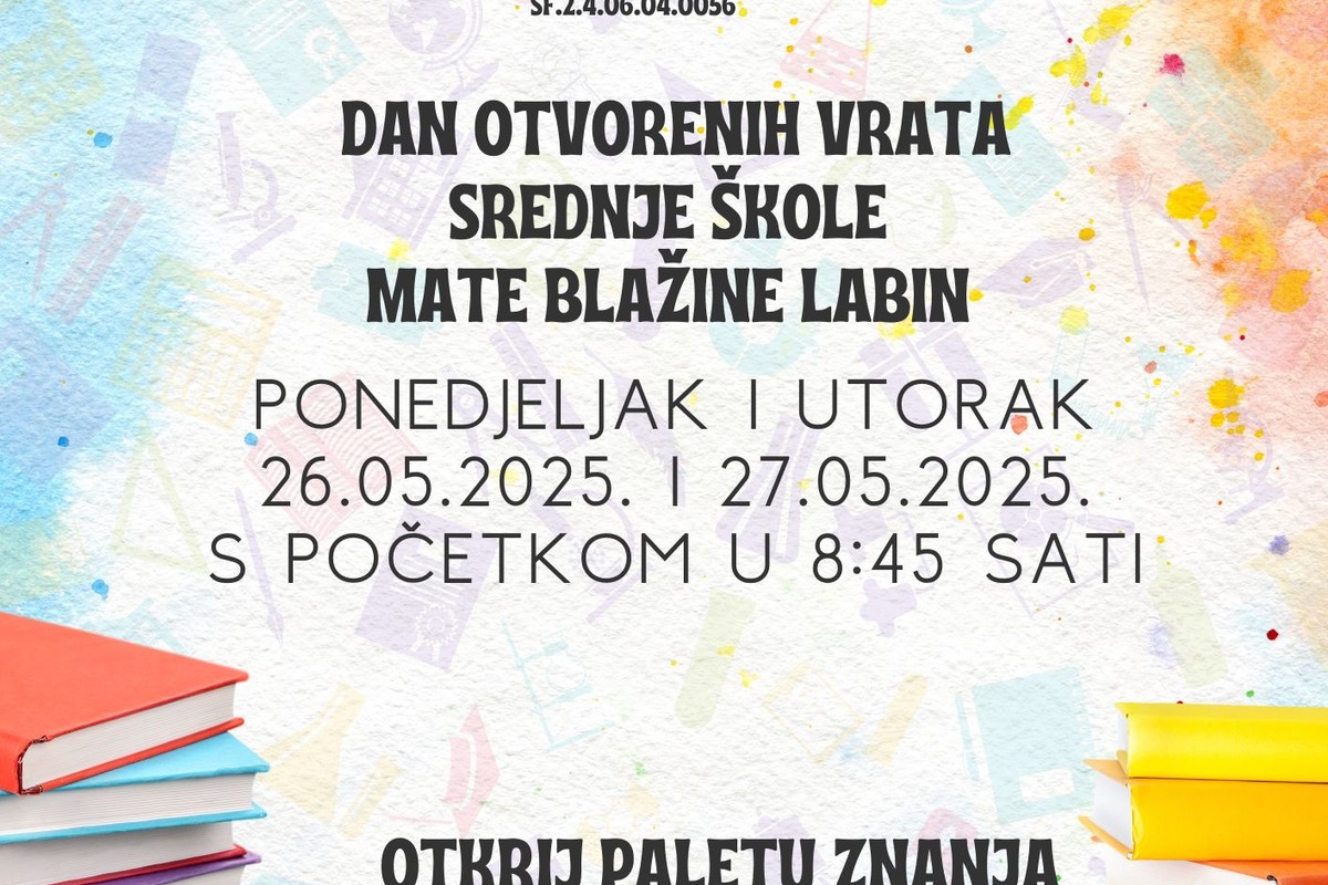 Srednja škola Mate Blažine Labin otvara svoja vrata budućim STEMovcima!